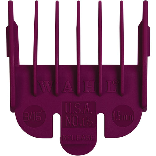 Wahl Professional No 1.5 Grade Comb Attachment 4.5mm Plum