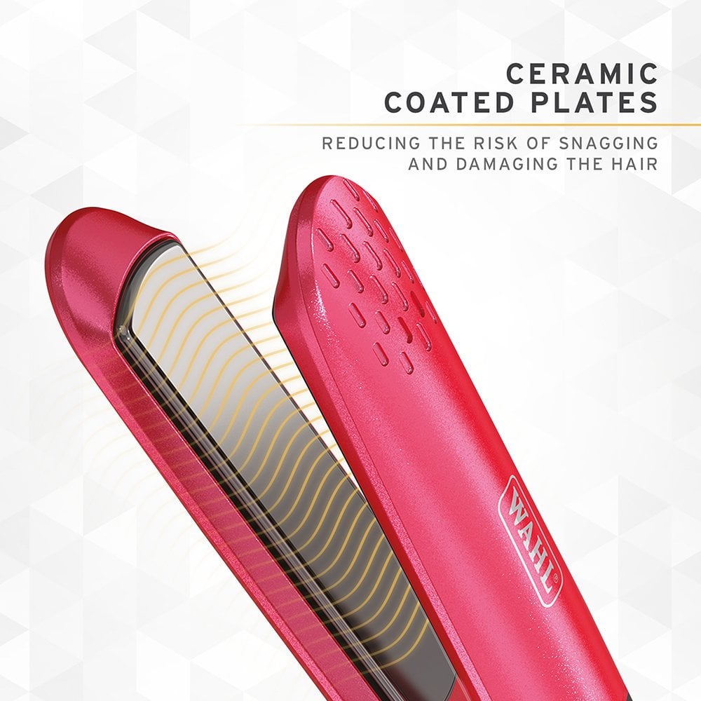 Wahl Professional Pro Glide Hair Straightener Pink Orchid