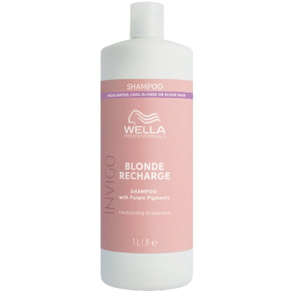 Wella Professionals Invigo Blonde Recharge Colour Refreshing Shampoo 1000ml