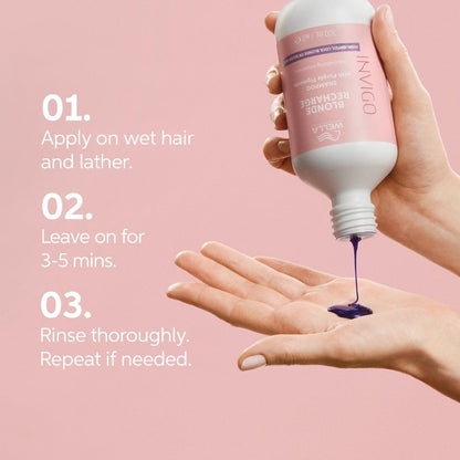 Wella Professionals Invigo Blonde Recharge Colour Refreshing Shampoo 1000ml