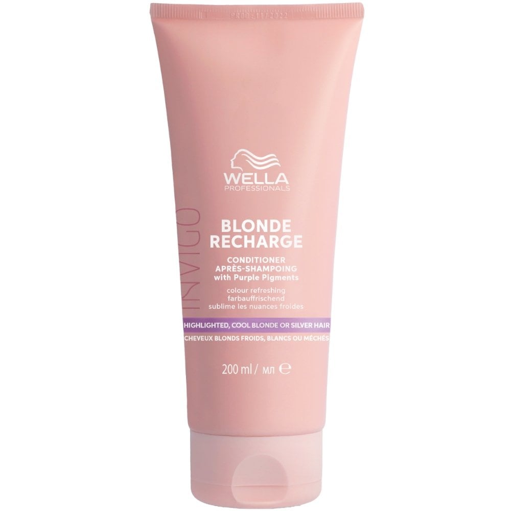 Wella Professionals Invigo Blonde Recharge Colour Refreshing Shampoo 300ml & Cool Conditioner 200ml Twin