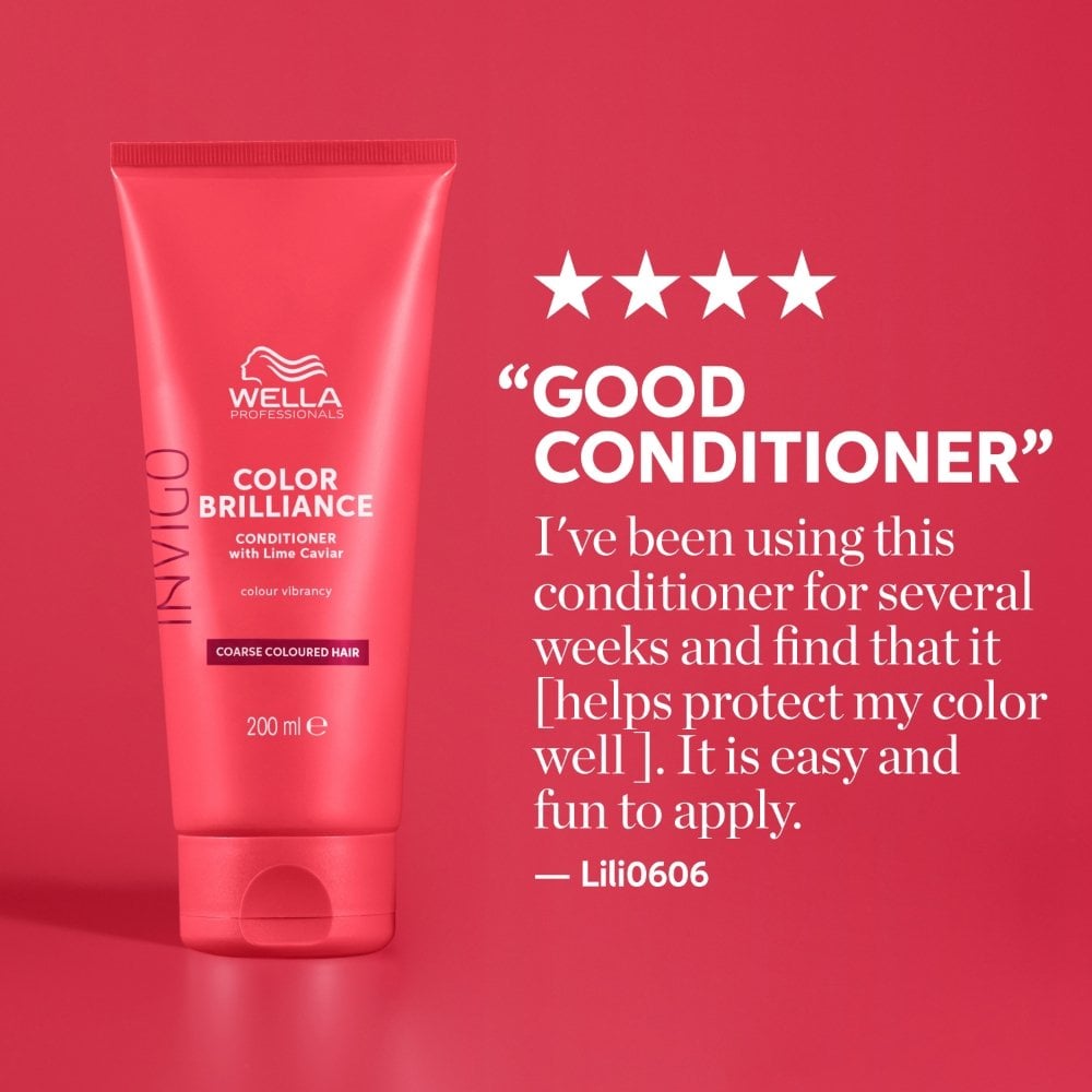 Wella Professionals Invigo Colour Brilliance Vibrant Colour Conditioner Coarse Hair 200ml