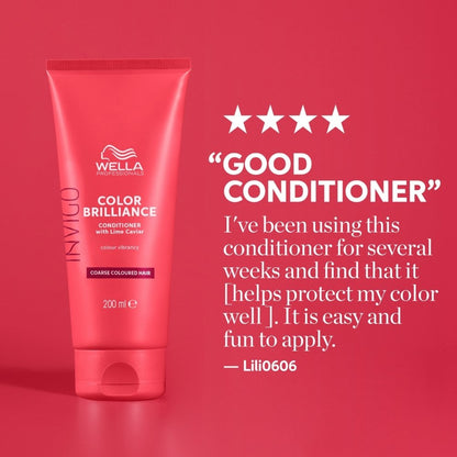 Wella Professionals Invigo Colour Brilliance Vibrant Colour Conditioner Coarse Hair 200ml