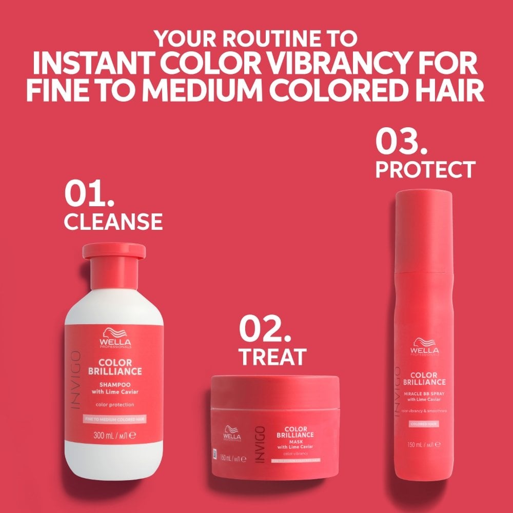 Wella Professionals Invigo Colour Brilliance Vibrant Colour Mask Fine/Normal Hair 500ml