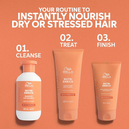 Wella Professionals Invigo Nutri-Enrich Deep Nourishing Shampoo 300ml & Conditioner 200ml Twin