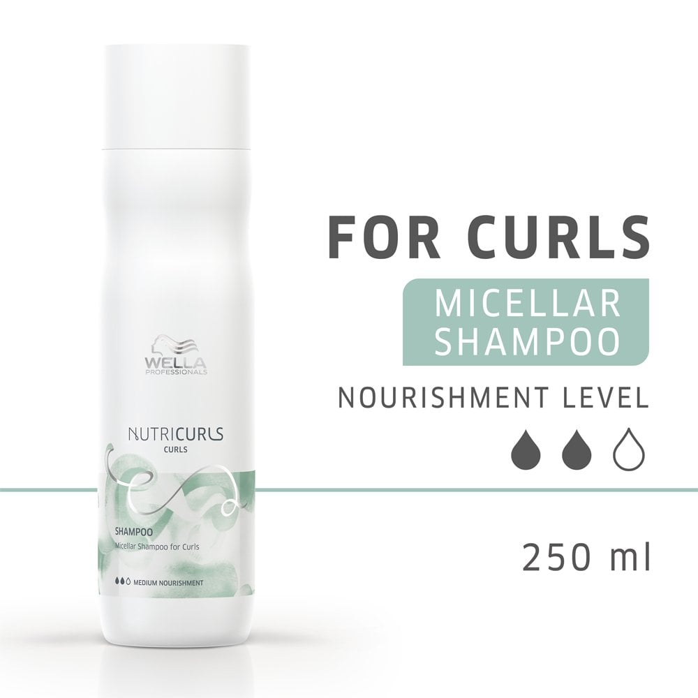 Wella Professionals NutriCurls Micellar Shampoo 250ml