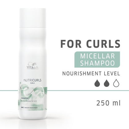 Wella Professionals NutriCurls Micellar Shampoo 250ml
