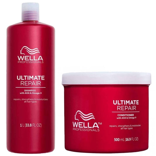 Wella Professionals Ultimate Repair Shampoo 1000ml & Conditioner 500ml Twin