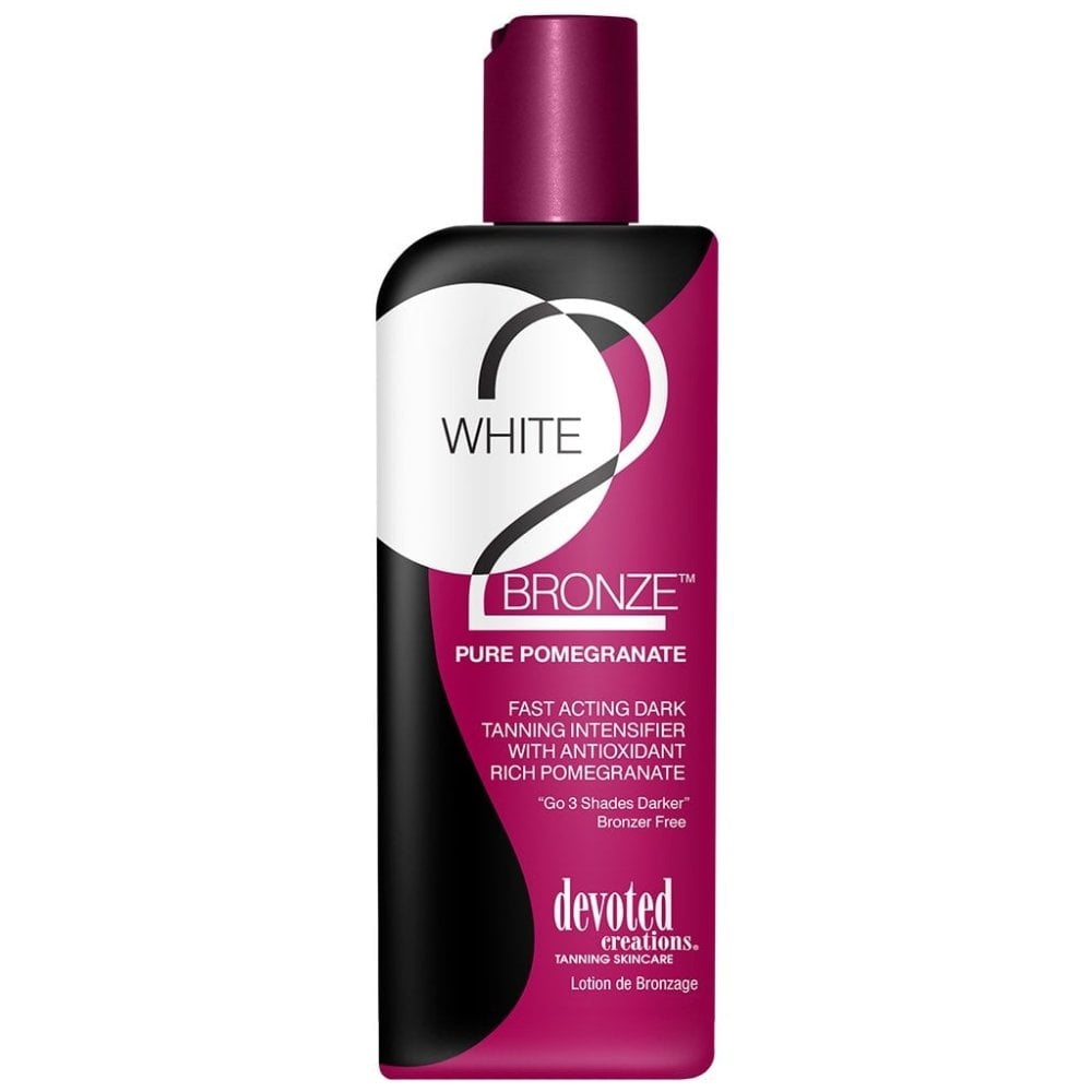 Devoted Creations White2Bronze Pure Pomegranate Dark Intensifier Tanning Accelerator Duo 2 x 251ml