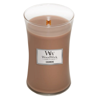 WoodWick Cashmere Large Hourglass Jar Candle