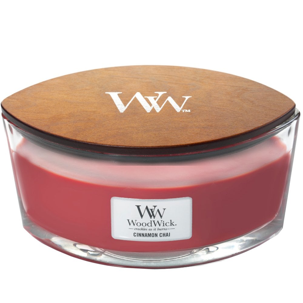 WoodWick Cinnamon Chai Ellipse Jar Candle