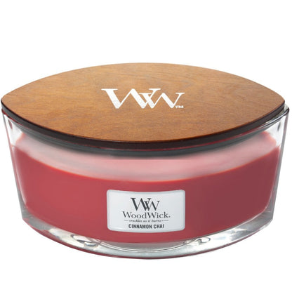 WoodWick Cinnamon Chai Ellipse Jar Candle