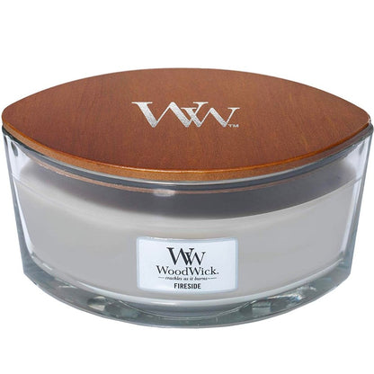 WoodWick Fireside Ellipse Jar Candle