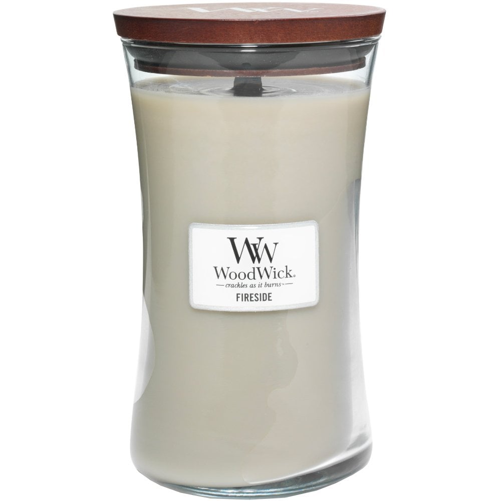 WoodWick Fireside Large Hourglass Jar Candle
