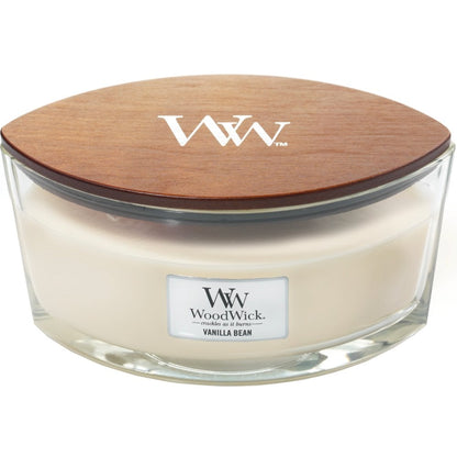 WoodWick Vanilla Bean Ellipse Jar Candle