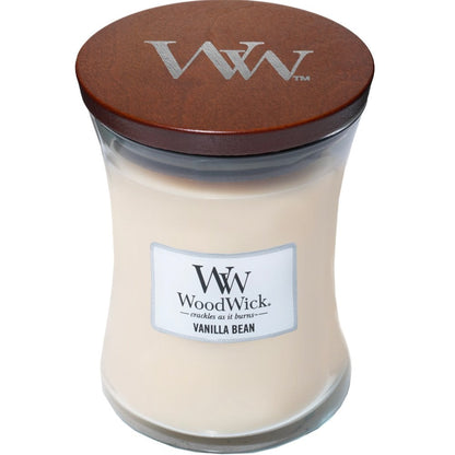 WoodWick Vanilla Bean Medium Hourglass Jar Candle