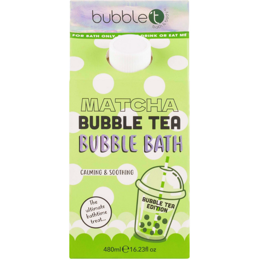 Bubble T Cosmetics Matcha Bubble Tea Bubble Bath 480ml