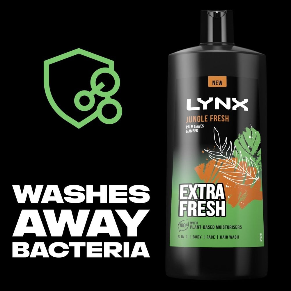 Lynx XXXL 3 In 1 Jungle Fresh Shower Gel 700ml