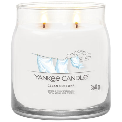 Yankee Candle Clean Cotton Medium Signature Jar Candle