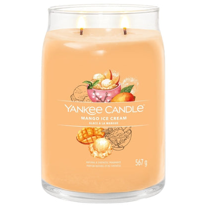Yankee Candle Mango Ice Cream Large Signature Jar Candle