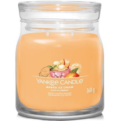 Yankee Candle Mango Ice Cream Medium Signature Jar Candle