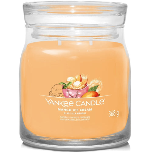 Yankee Candle Mango Ice Cream Medium Signature Jar Candle