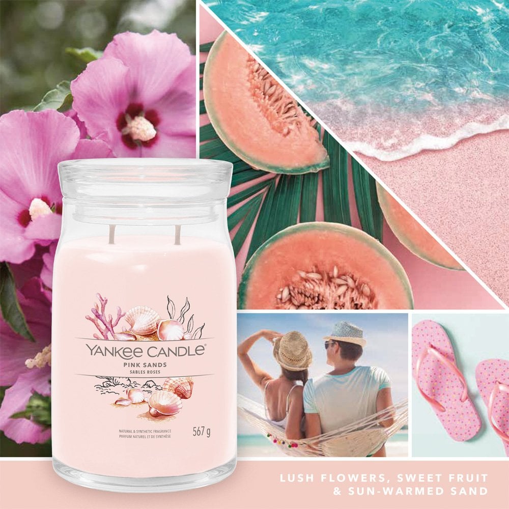 Yankee Candle Pink Sands Large Signature Jar Candle