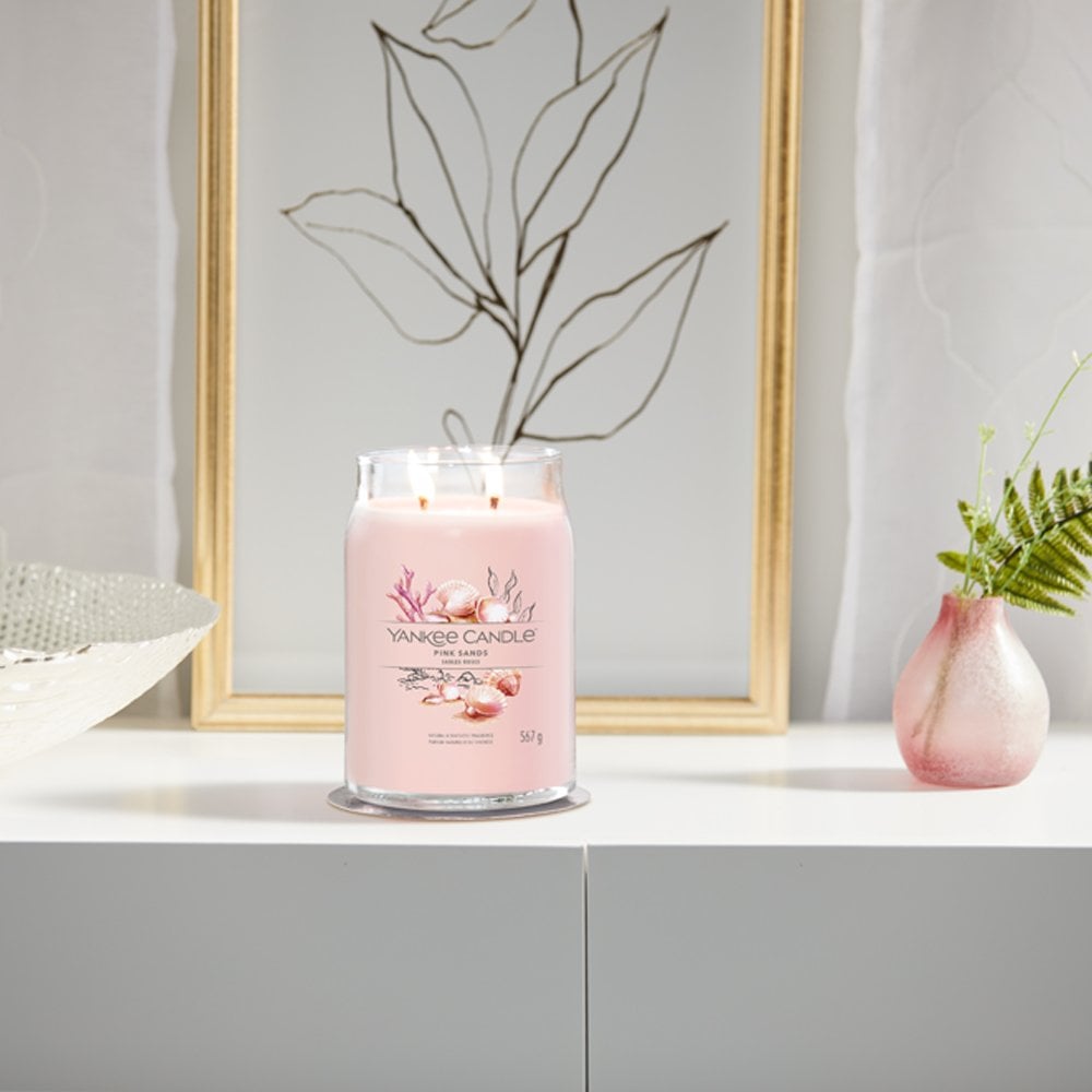 Yankee Candle Pink Sands Large Signature Jar Candle