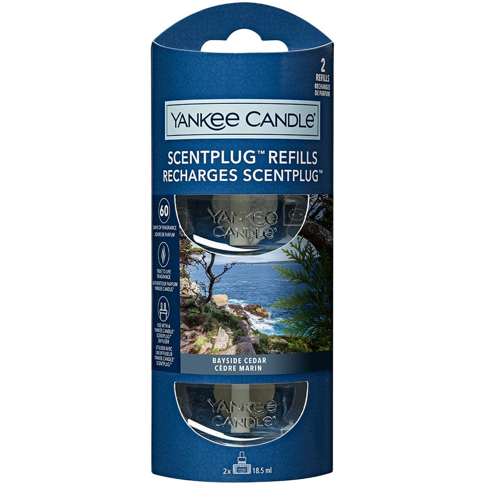 Yankee Candle Scent Plug Refills Bayside Cedar 2 x 18.5ml