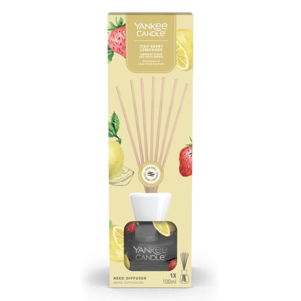 Yankee Candle Signature Reed Diffuser Iced Berry Lemonade 100ml