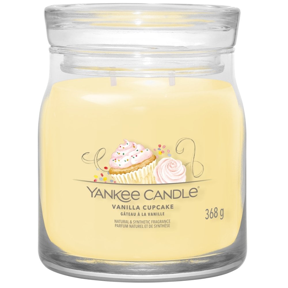 Yankee Candle Vanilla Cupcake Medium Signature Jar Candle
